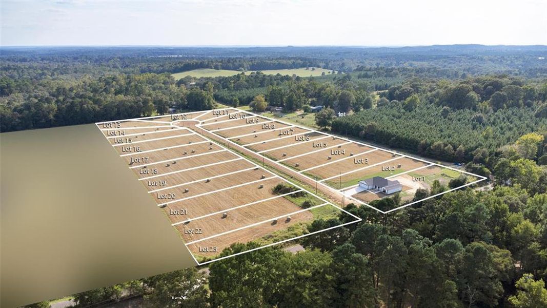 Site preparation for new homesites in , Gilmer (Image 5).