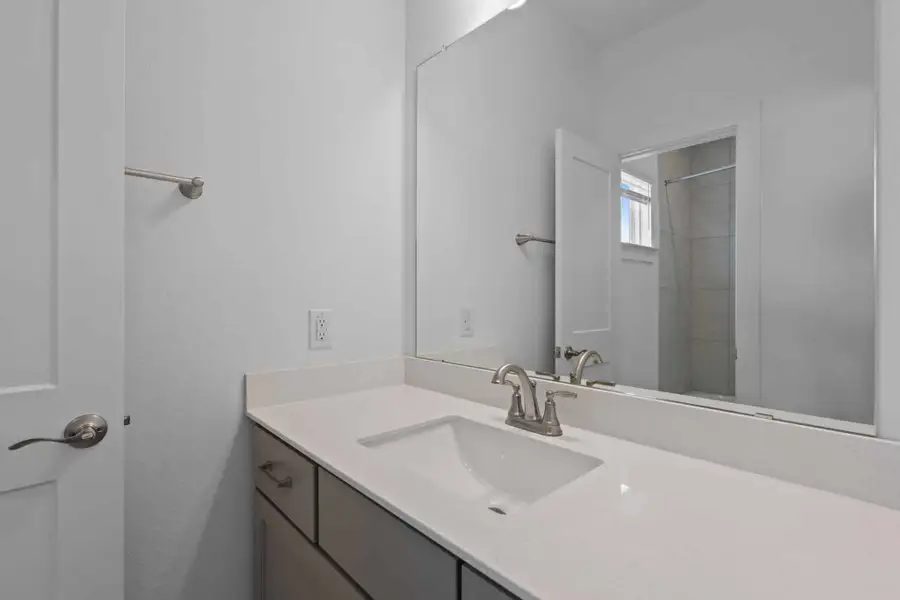 Furnished interior view inside a new home in Wood Leaf Reserve, Tomball (Image 10).