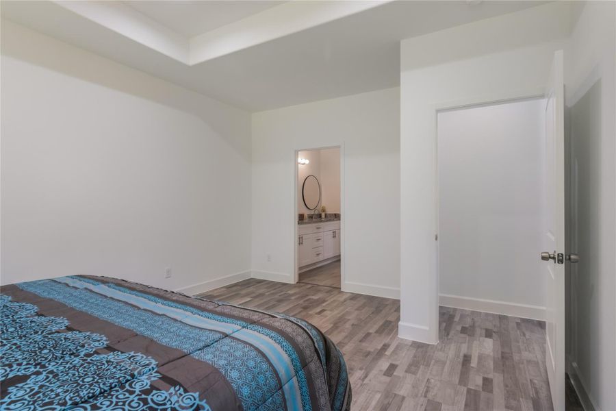 primary bedroom looking towards the primary bathroom primary bedroom looking towards the primary bathroom