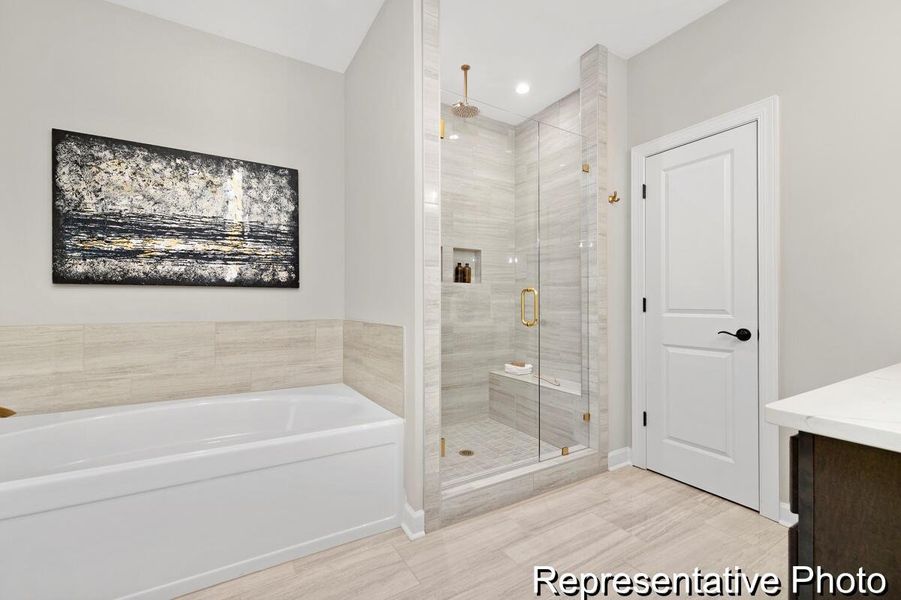 Furnished interior view inside a new home in , Ravenel (Image 22).