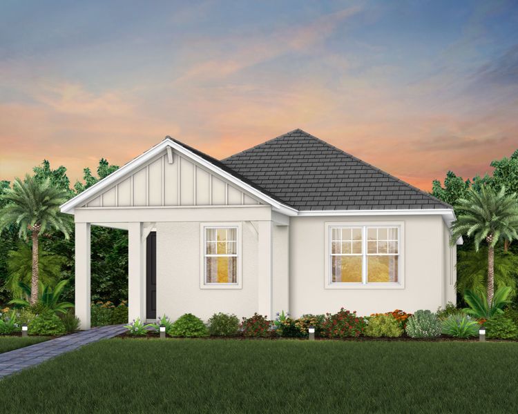 Representative exterior photo of a completed home built from the Beacon II by Pulte Homes in SeaFlower, Bradenton, FL (Image 2). Representative exterior photo of a completed home built from the Beacon II by Pulte Homes in SeaFlower, Bradenton, FL (Image 2).