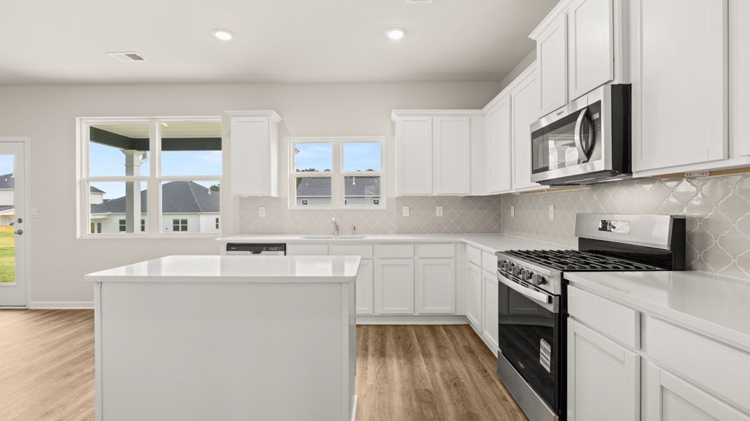 Furnished interior view inside a new home in Preserve at Dove Creek, Statham (Image 5).