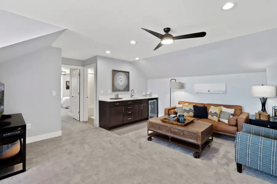 Furnished interior view inside a new home in The Courtyards at Lupton Village, Fort Lupton (Image 28).