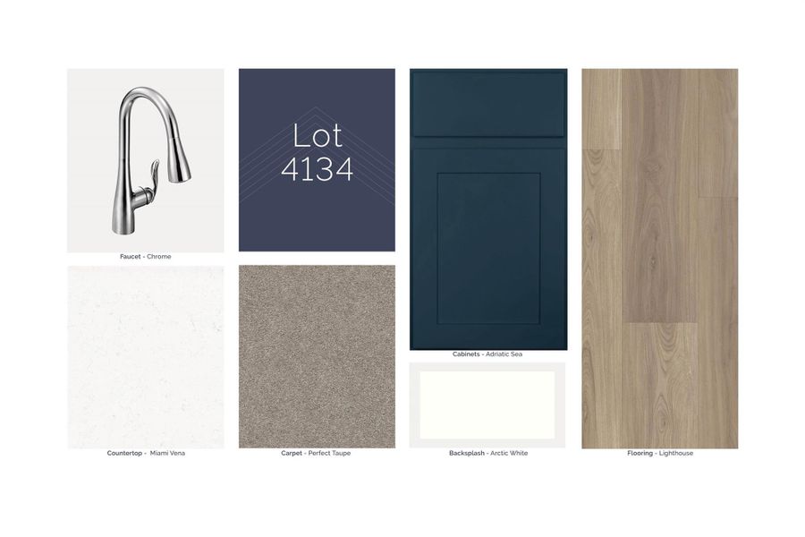 Sample of building materials used in homes in Summerview, Fulshear (Image 12).