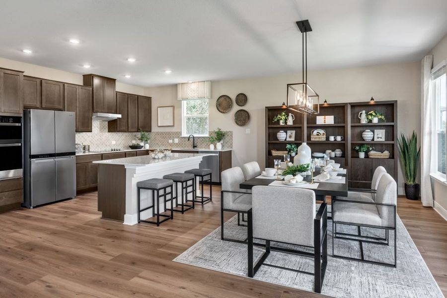 Representative furnished interior of a home built from the 2880 by KB Home in Hidden Trails, Belton (Image 6).