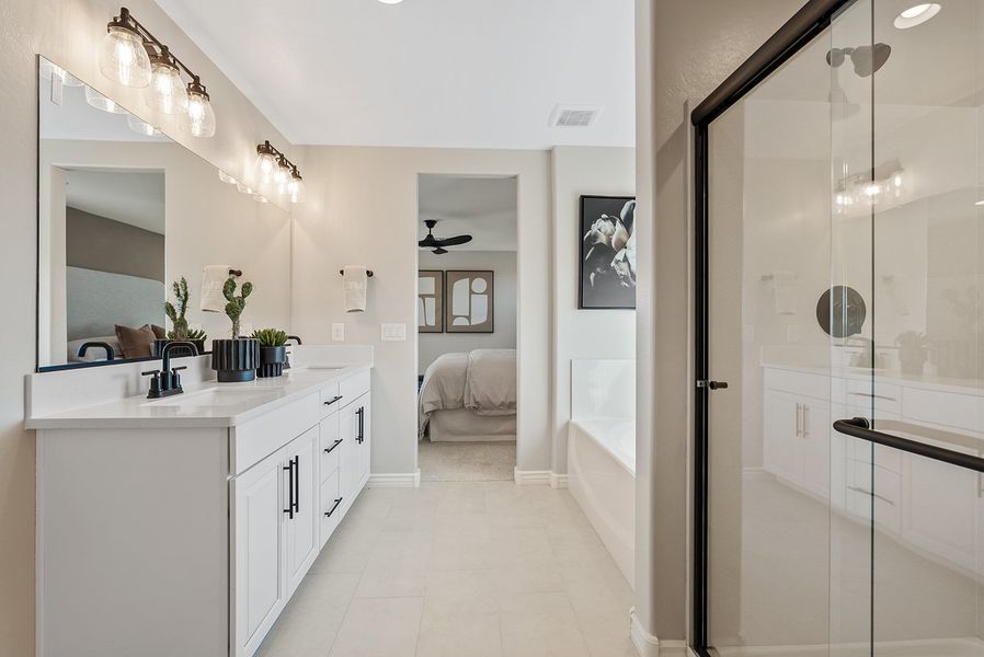 Furnished interior view inside a new home in Artisan at Asante, Surprise (Image 15).