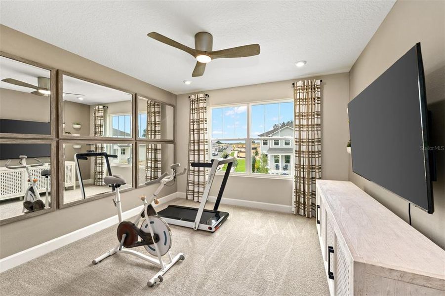 Furnished interior view inside a new home in Rainwood, Groveland (Image 16).