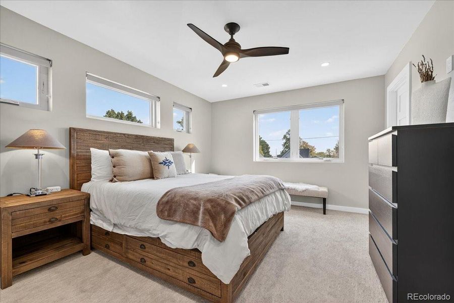 Furnished interior view inside a new home in , Denver (Image 38).