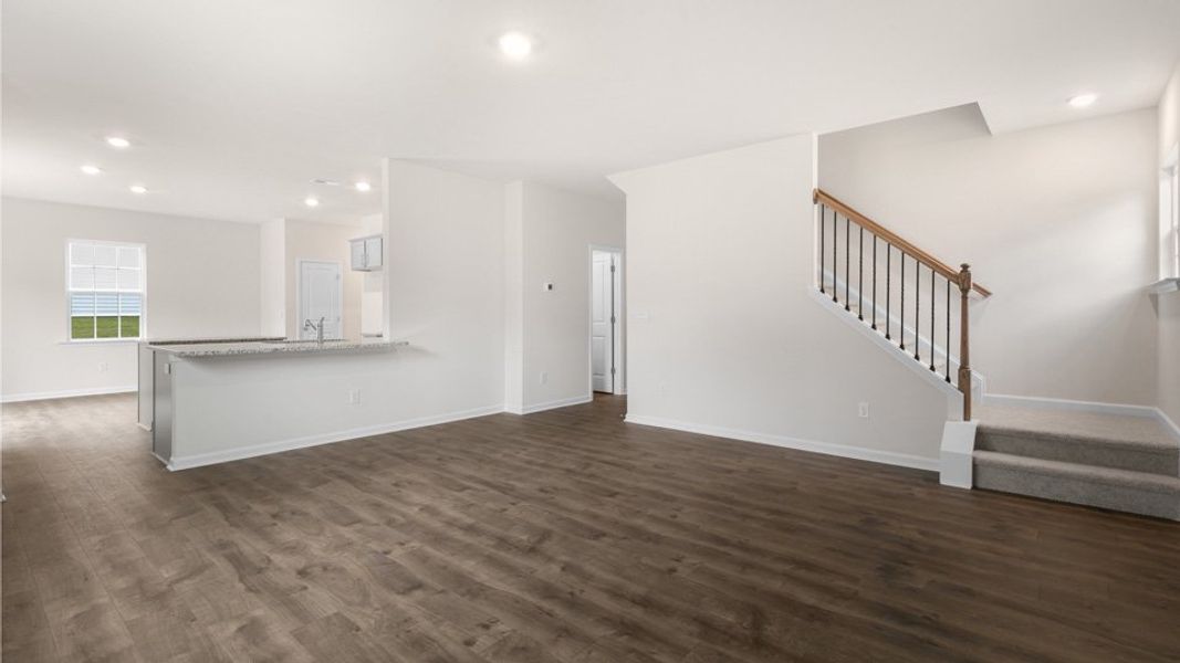 Spacious, unfurnished interior of a new home in The Reserve at Stoney Creek, Whitsett (Image 15).