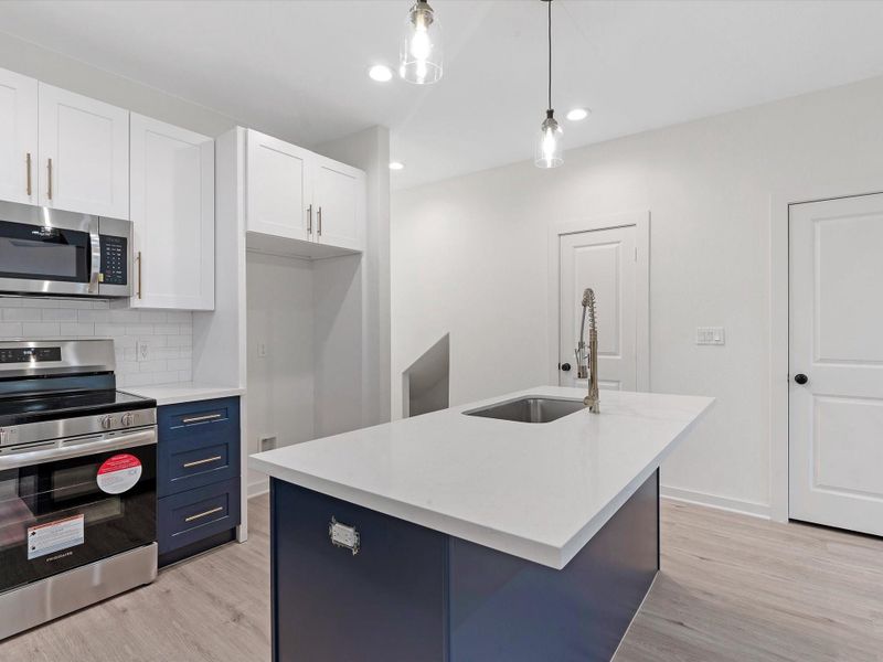 Furnished interior view inside a new home in , Houston (Image 10).