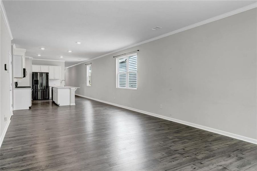 Spacious, unfurnished interior of a new home in Rosewood Farms, Acworth (Image 20). Spacious, unfurnished interior of a new home in Rosewood Farms, Acworth (Image 20).