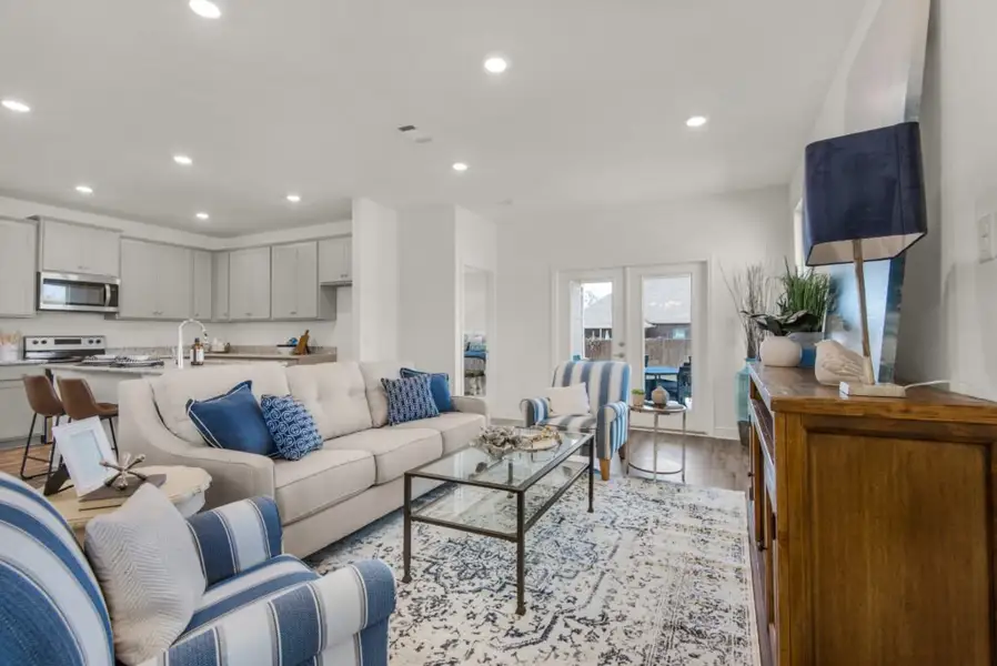 Representative furnished interior of a home built from the Cypress by Holiday Builders in Mahogany At Jubilee, Milton (Image 4).
