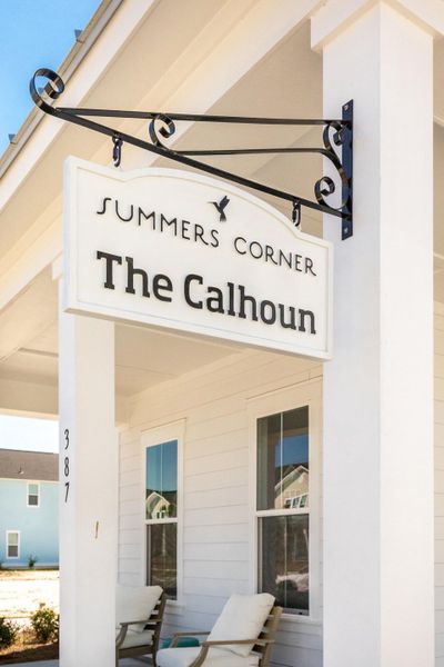 Front exterior of a new home in Sweetgrass at Summers Corner: Row Collection, Summerville, SC, highlighting curb appeal (Image 1).