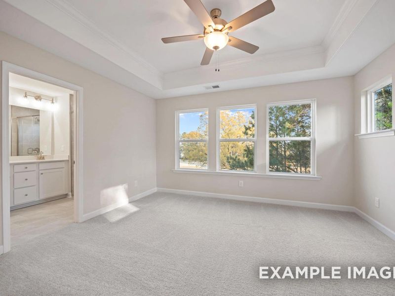 Spacious, unfurnished interior of a new home in Camden Park, Knightdale (Image 25).