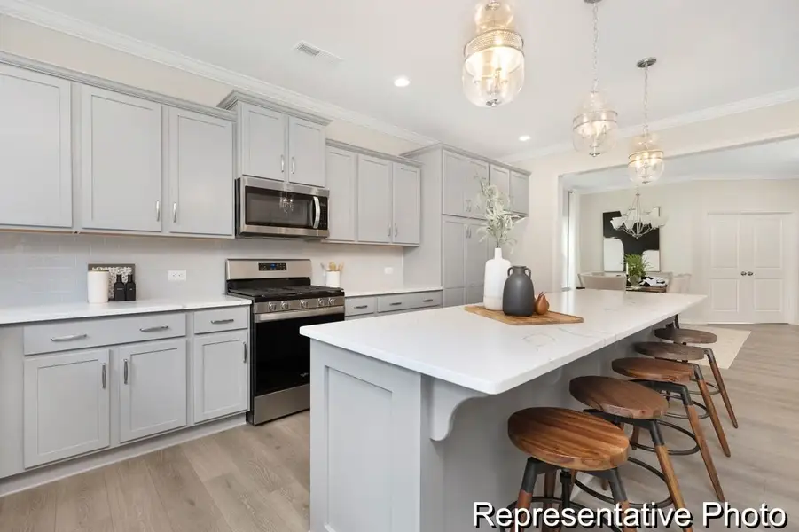 Furnished interior view inside a new home in Morrow Brook, Albemarle (Image 3).