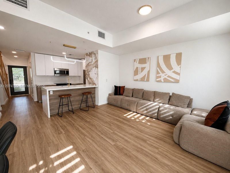 Furnished interior view inside a new home in , Hollywood (Image 13).