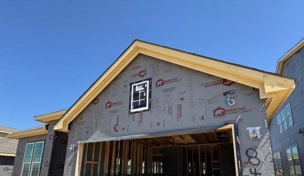 In-progress construction of a new home in Westpoint Park, Fort Worth, TX (Image 4).