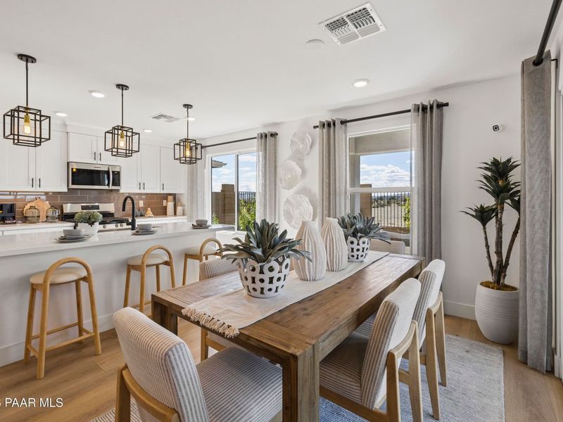 Furnished interior view inside a new home in South Ranch Southern Collection, Prescott (Image 8).