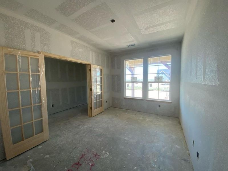 In-progress construction of a new home in Clear Sky Addition, Valley View, TX (Image 6).
