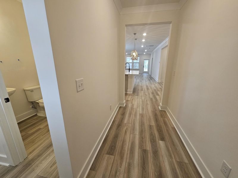 Spacious, unfurnished interior of a new home in Creekside at Andrews, Summerville (Image 11).