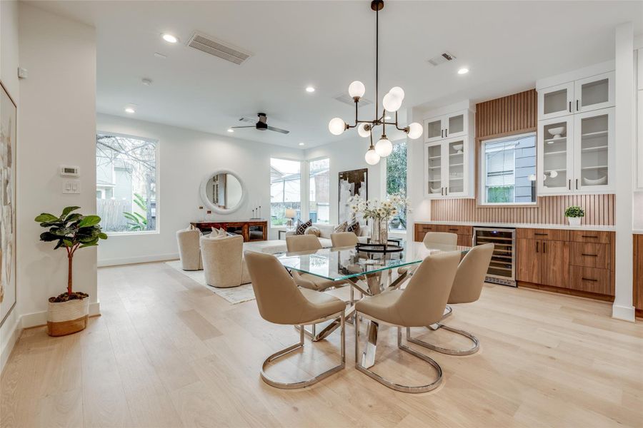Furnished interior view inside a new home in , Houston (Image 8).