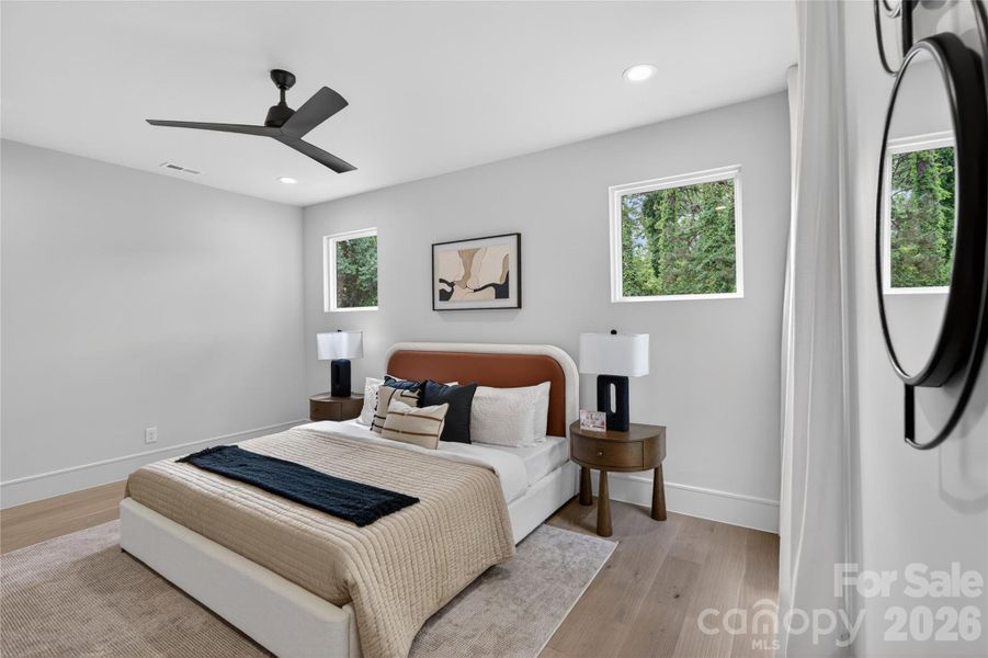 Furnished interior view inside a new home in , Charlotte (Image 11).