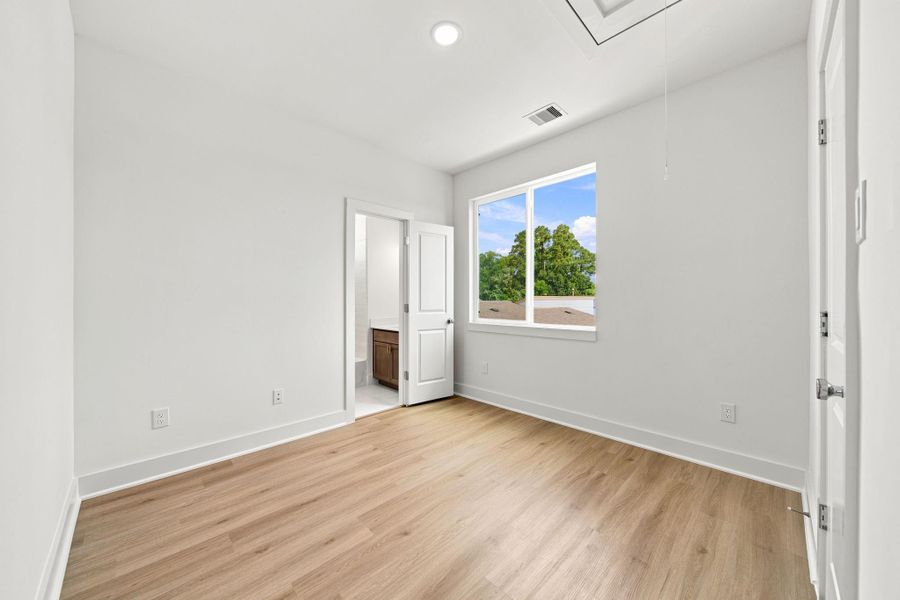 Spacious, unfurnished interior of a new home in Commons at West Tidwell, Houston (Image 21).
