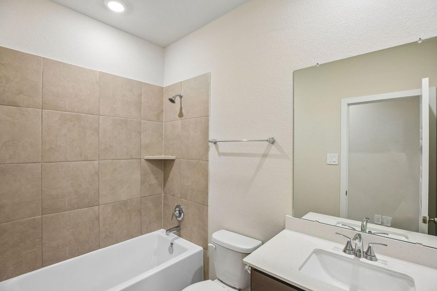 Furnished interior view inside a new home in Landing Meadows - Premier Series, New Caney (Image 4).