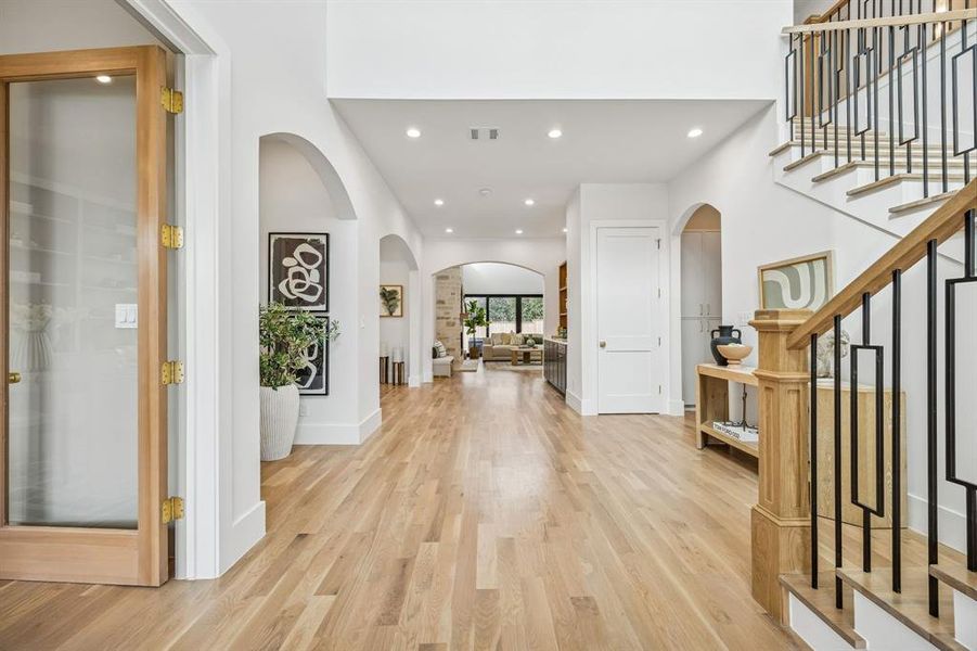 Furnished interior view inside a new home in , Dallas (Image 4).