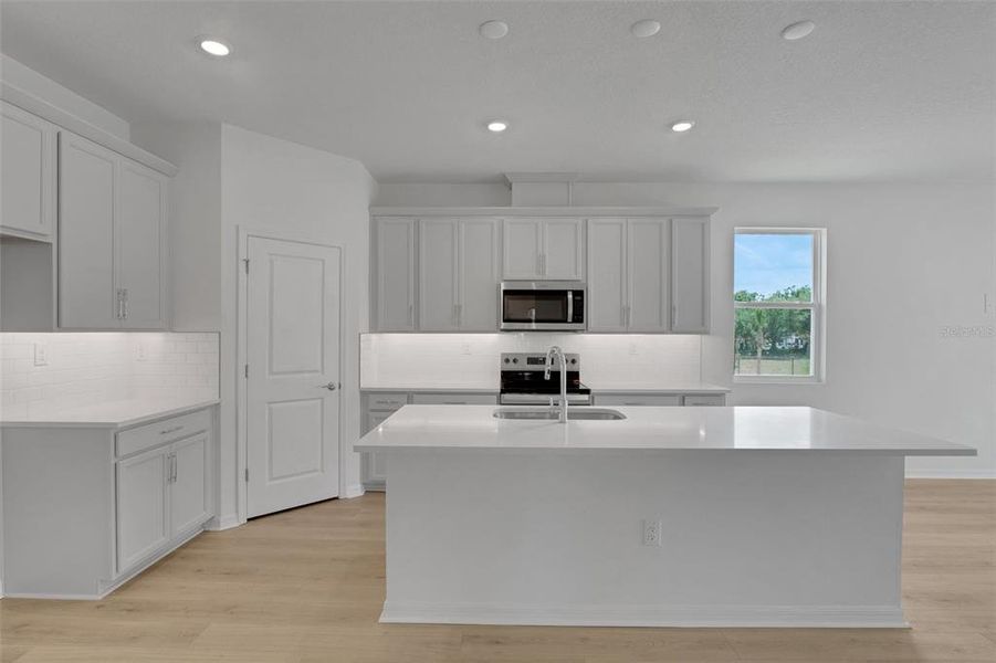 Furnished interior view inside a new home in Tuscan Hills, Dade City (Image 14).
