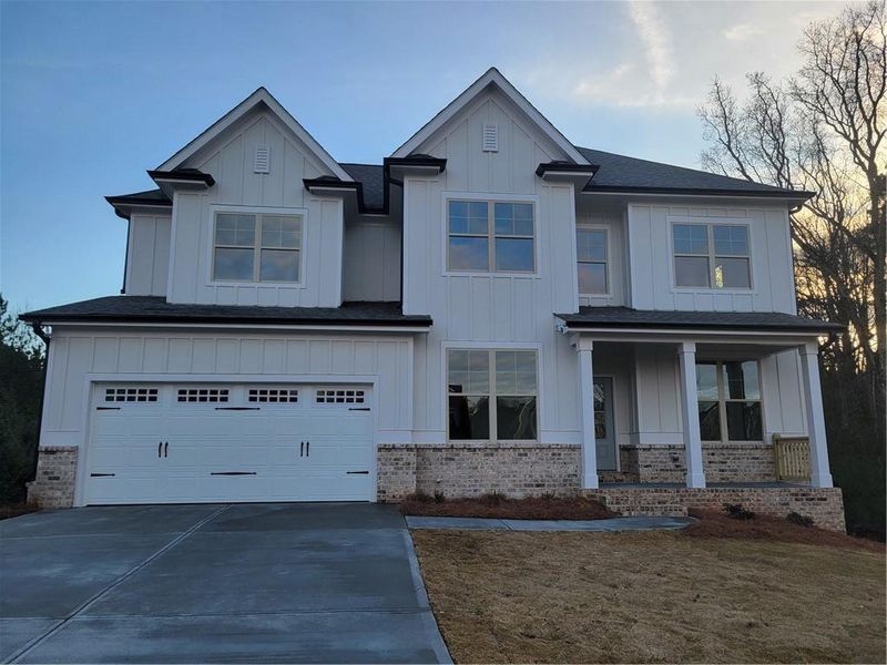 Front exterior of a new home in , Jefferson, GA, highlighting curb appeal (Image 2). Front exterior of a new home in , Jefferson, GA, highlighting curb appeal (Image 2).