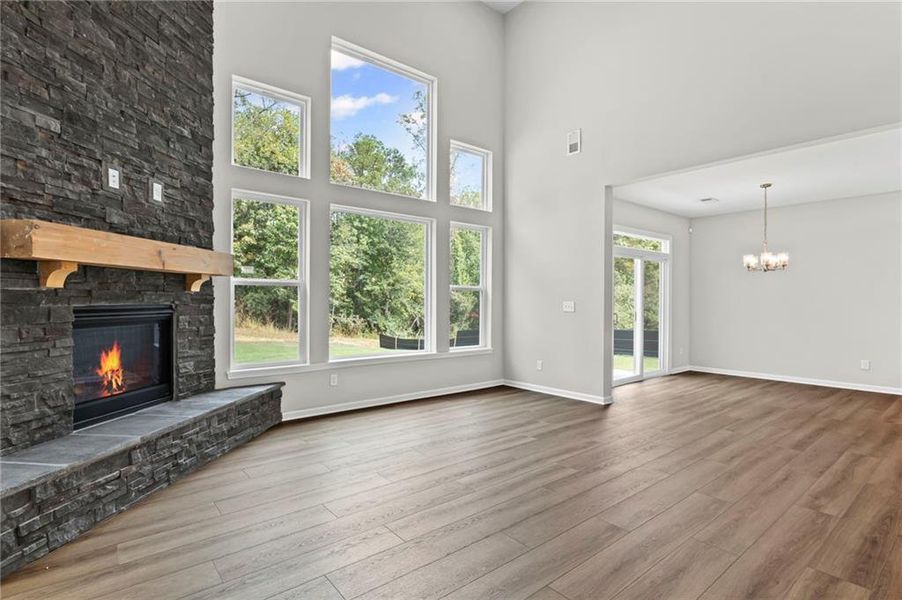 Spacious, unfurnished interior of a new home in Pickens Bluff, Hiram (Image 21). Spacious, unfurnished interior of a new home in Pickens Bluff, Hiram (Image 21).