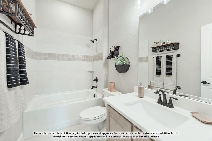 Furnished interior view inside a new home in Willow Wood, McKinney (Image 32).