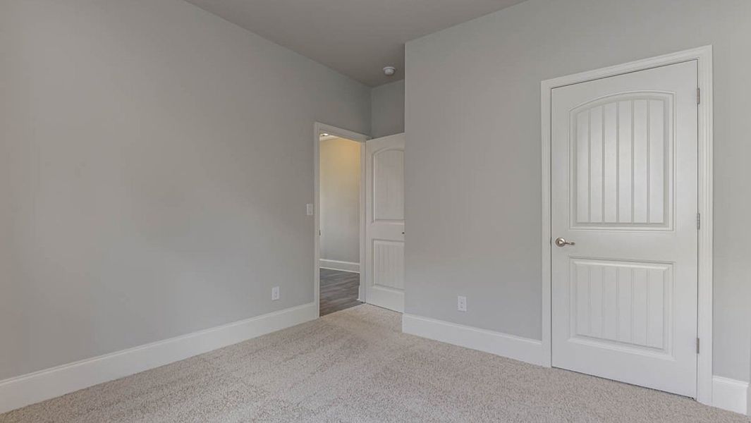 Representative unfurnished interior of a home built from the CLAIBORNE by D.R. Horton in Rolling Hills, Bolivia (Image 13). Representative unfurnished interior of a home built from the CLAIBORNE by D.R. Horton in Rolling Hills, Bolivia (Image 13).