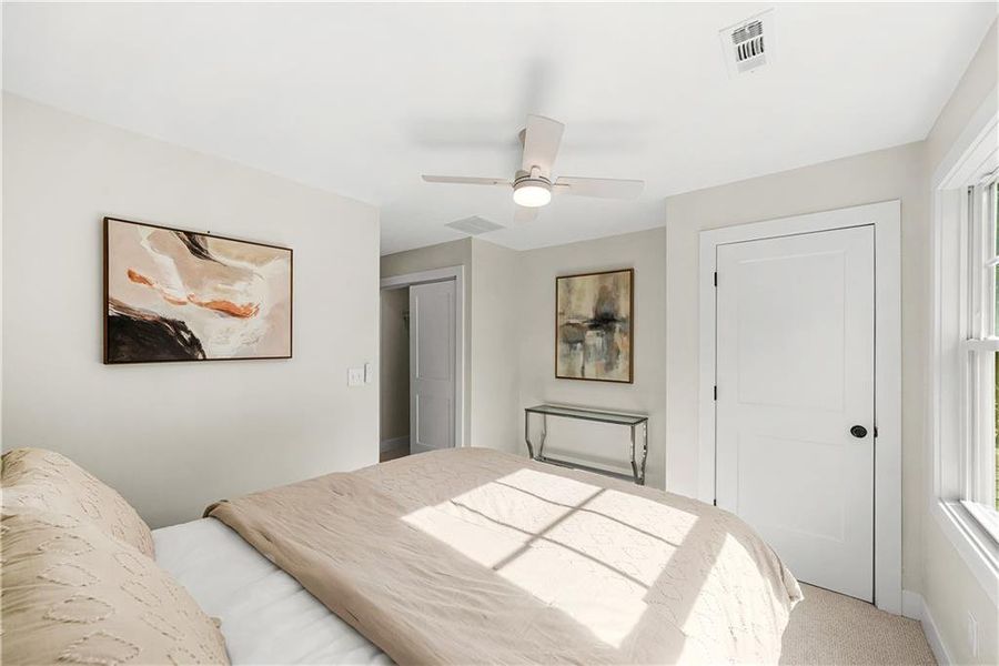 Furnished interior view inside a new home in , Atlanta (Image 11). Furnished interior view inside a new home in , Atlanta (Image 11).
