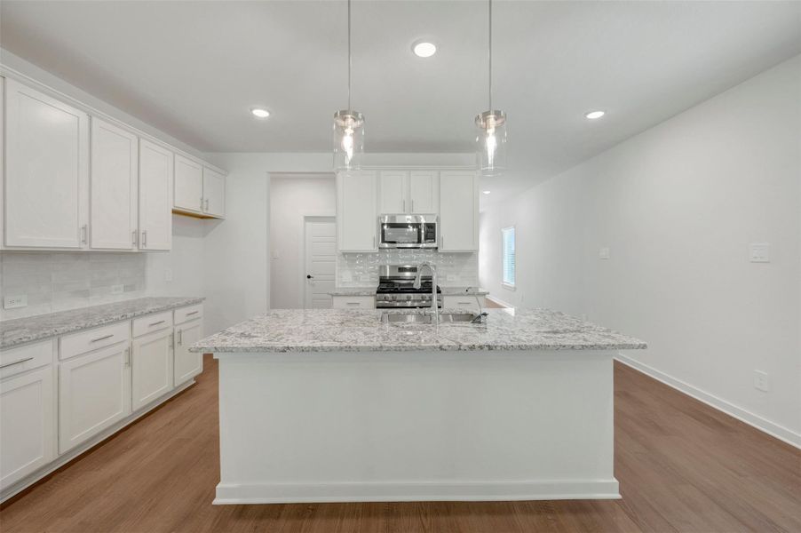 Furnished interior view inside a new home in Sorella, Tomball (Image 10).