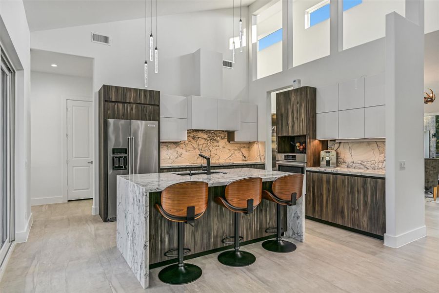 Furnished interior view inside a new home in , Manvel (Image 24).