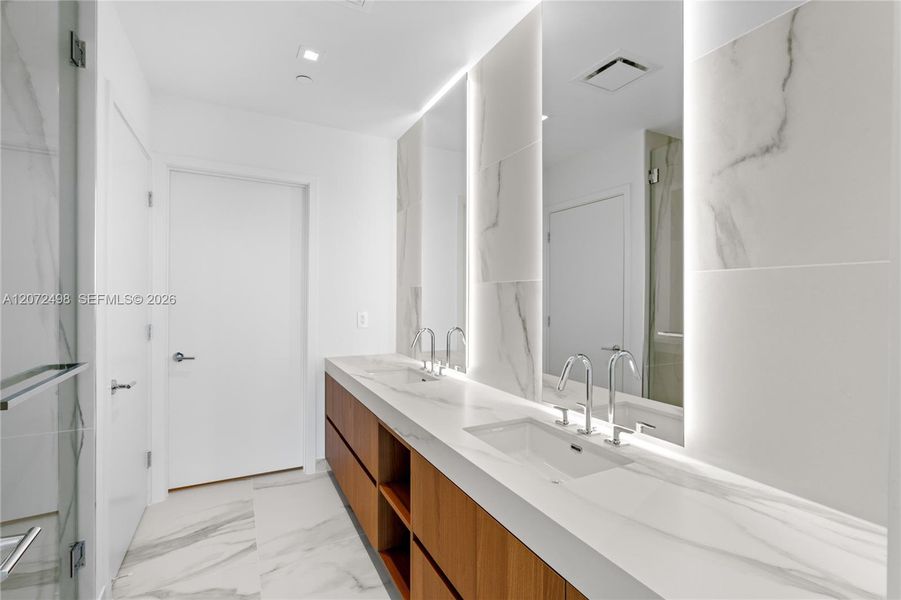 Furnished interior view inside a new home in , Miami (Image 62). Furnished interior view inside a new home in , Miami (Image 62).