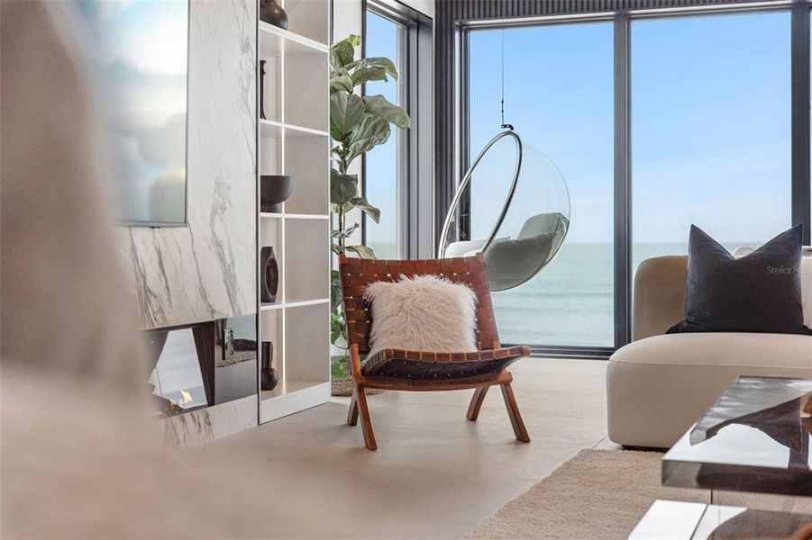 Furnished interior view inside a new home in , New Smyrna Beach (Image 20).