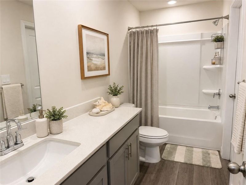Furnished interior view inside a new home in , Smyrna (Image 9).