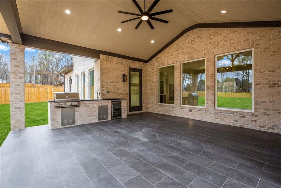 Exterior details and patio area of a home in , Dacula (Image 30).