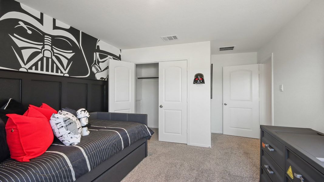 Furnished interior view inside a new home in Venetian Pines, Conroe (Image 24).