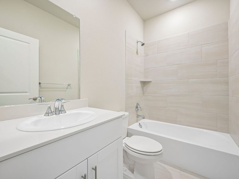 Furnished interior view inside a new home in Lakehaven - Premier Series, Farmersville (Image 10).