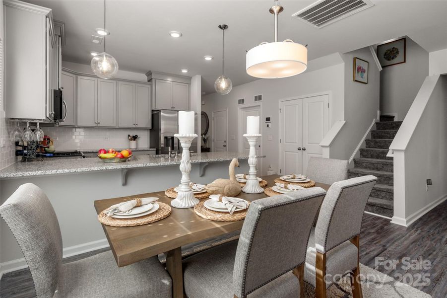 Furnished interior view inside a new home in , Denver (Image 10).