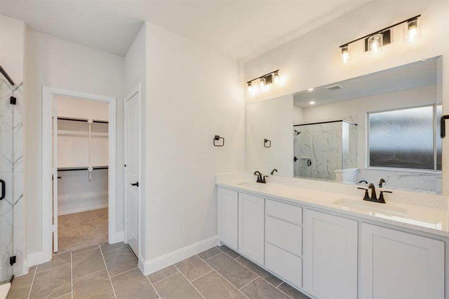 Furnished interior view inside a new home in Woodstone, Providence Village (Image 9). Furnished interior view inside a new home in Woodstone, Providence Village (Image 9).