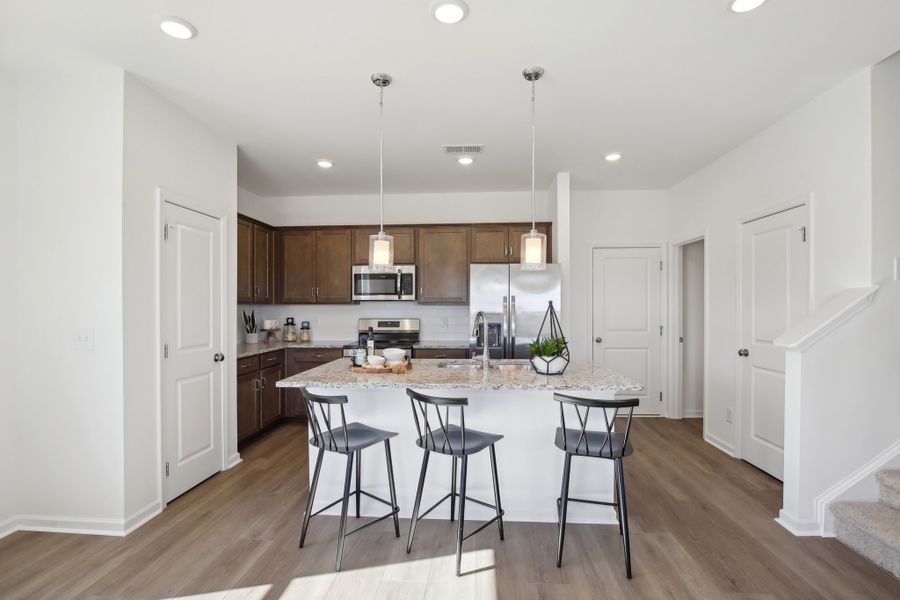 Furnished interior view inside a new home in Wilson Meadows, Clarksville (Image 18).