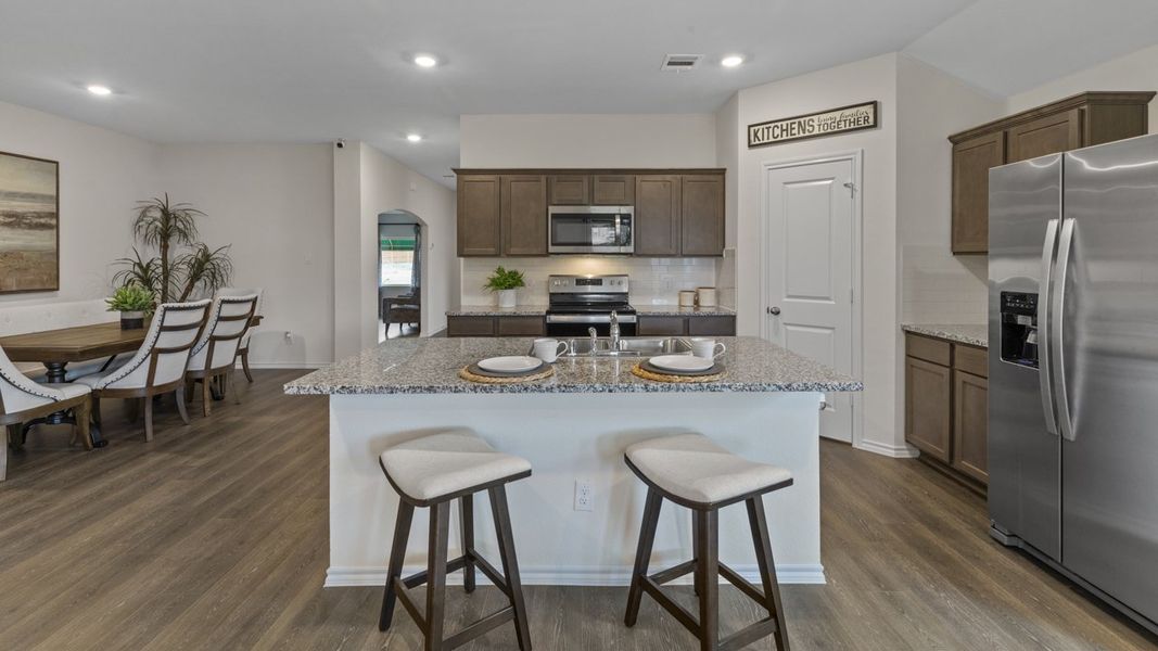 Furnished interior view inside a new home in The Reserve at Timber Creek, Lindale (Image 28).