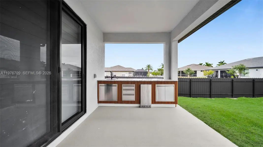 Exterior details and patio area of a home in , Cape Coral (Image 4).