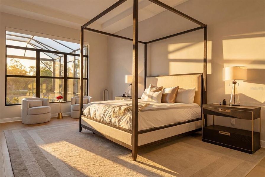 Furnished interior view inside a new home in , Sarasota (Image 40).