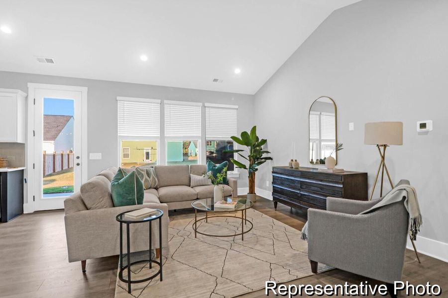 Furnished interior view inside a new home in , Ravenel (Image 11).